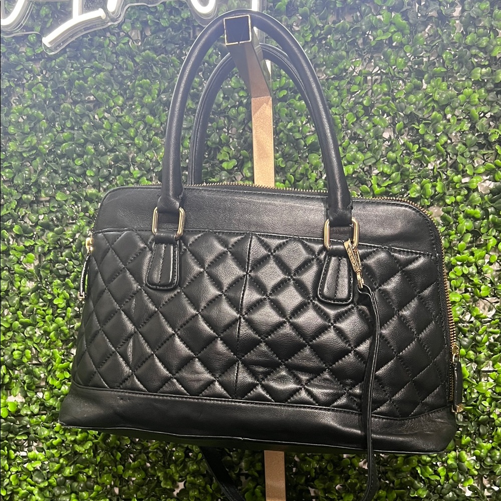 Calvin Klein Sutton Lamb Satchel Bag - Picture 7 of 16